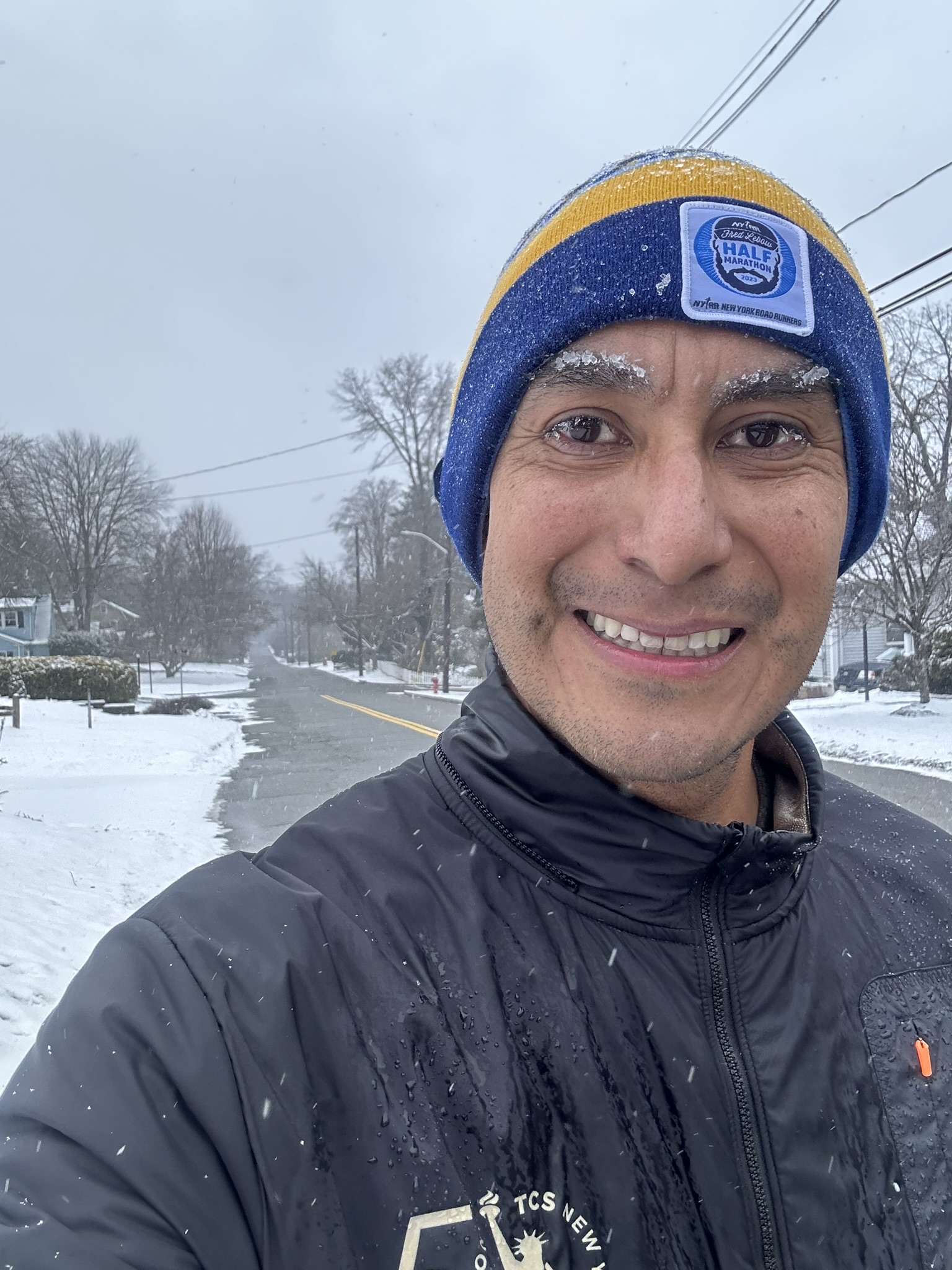 Running in the snow - Winter 2023